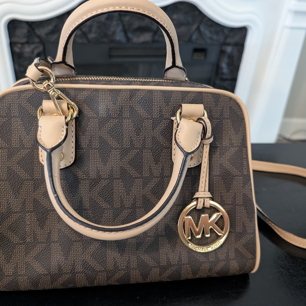 Michael Kors Brown Signature Satchel
